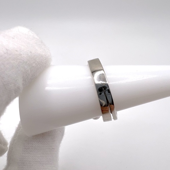 .925 Sterling Silver Cz & Simulated Pearl Ring - Picture 7 of 16